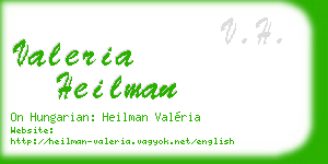 valeria heilman business card